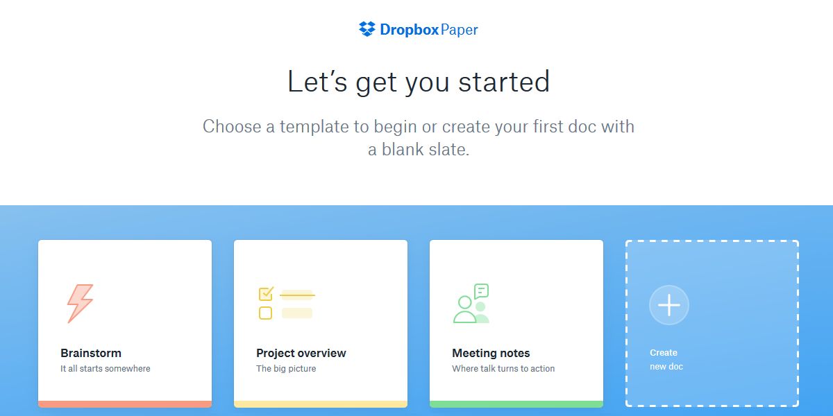 Dropbox Paper