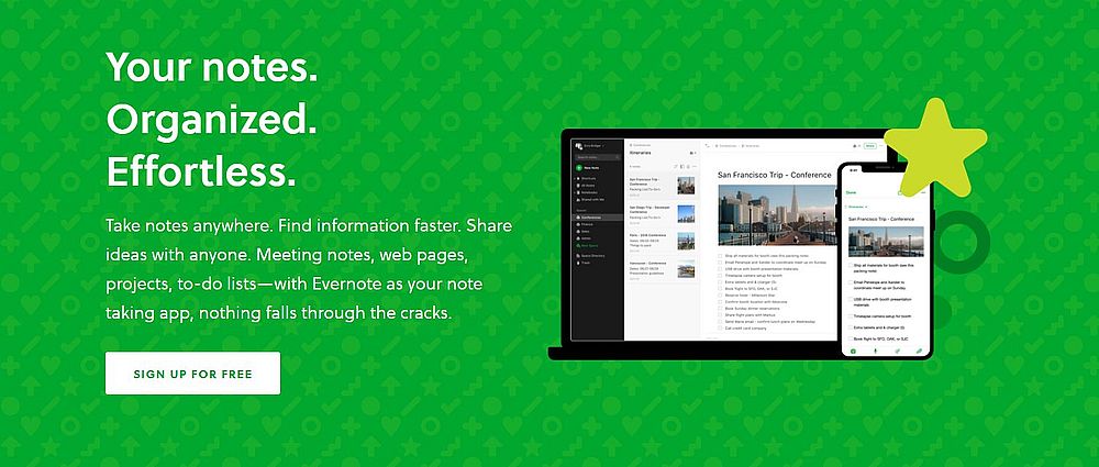 how to use evernote as a project manager